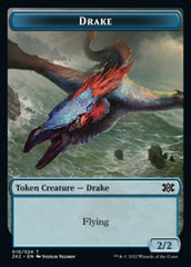 Drake // Angel Double-Sided Token [Double Masters 2022 Tokens] | Kessel Run Games Inc. 