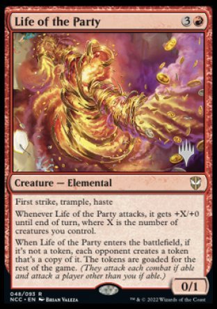 Life of the Party (Promo Pack) [Streets of New Capenna Commander Promos] | Kessel Run Games Inc. 
