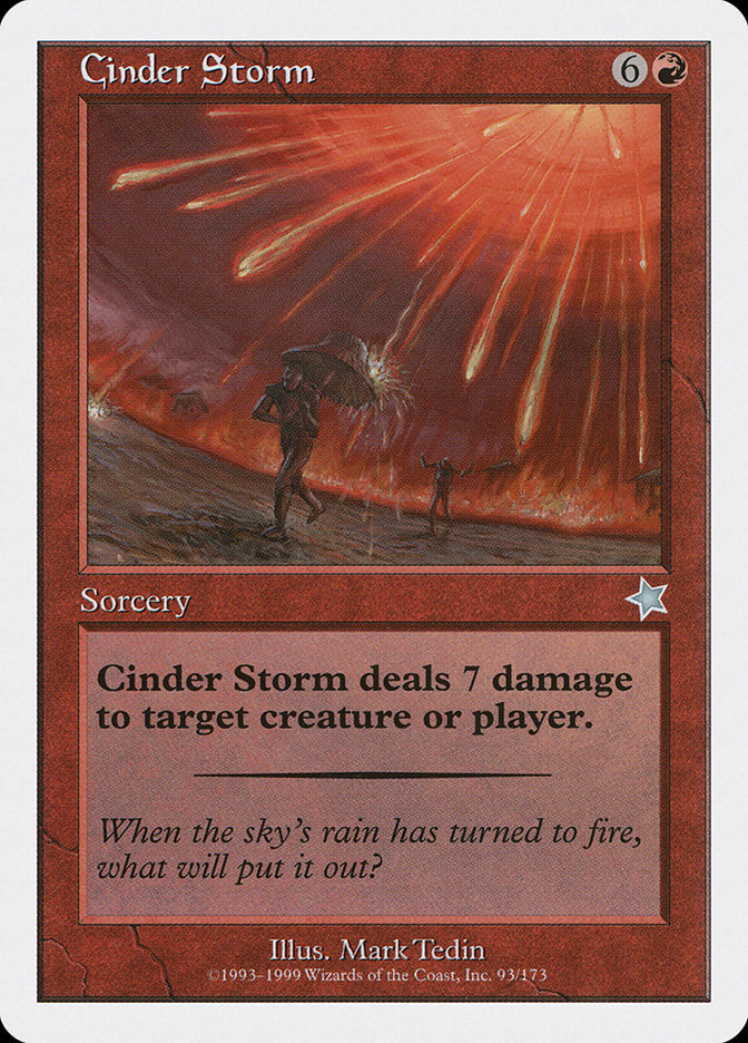 Cinder Storm [Starter 1999] | Kessel Run Games Inc. 