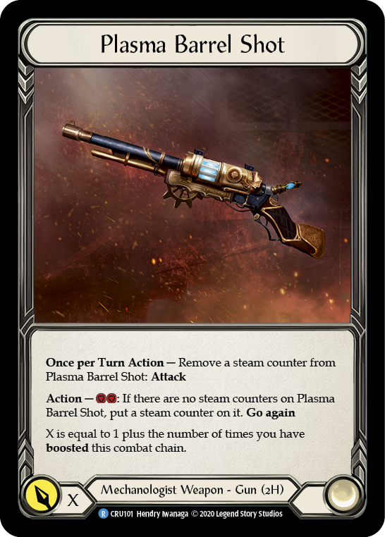 Plasma Barrel Shot [CRU101] (Crucible of War)  1st Edition Normal | Kessel Run Games Inc. 