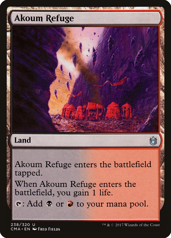 Akoum Refuge [Commander Anthology] | Kessel Run Games Inc. 