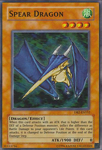 Spear Dragon [DB2-EN152] Super Rare | Kessel Run Games Inc. 