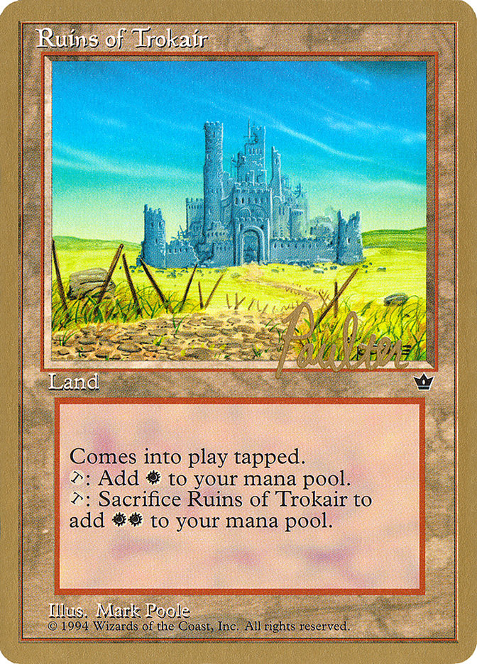 Ruins of Trokair (Preston Poulter) [Pro Tour Collector Set] | Kessel Run Games Inc. 