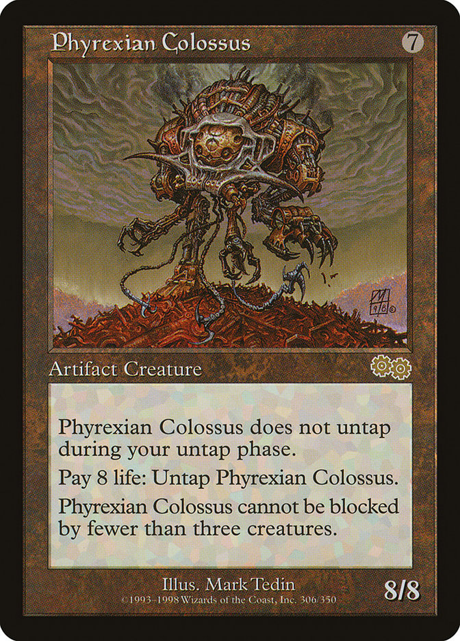 Phyrexian Colossus [Urza's Saga] | Kessel Run Games Inc. 