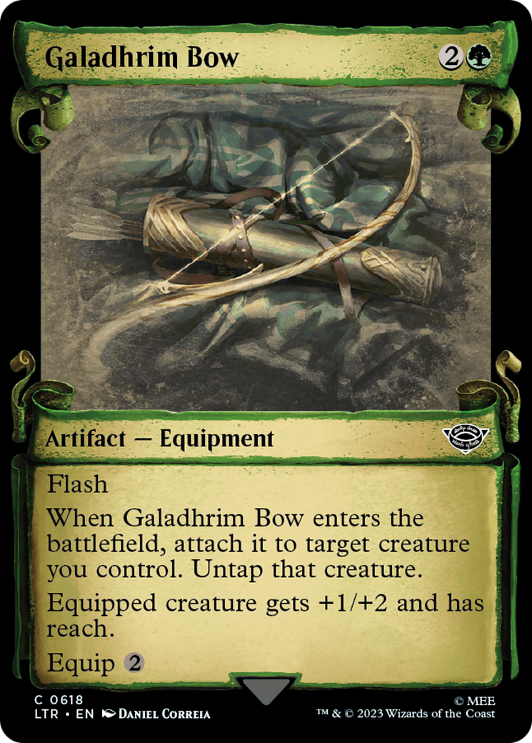 Galadhrim Bow [The Lord of the Rings: Tales of Middle-Earth Showcase Scrolls] | Kessel Run Games Inc. 