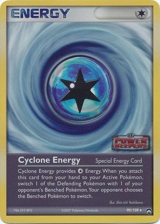 Cyclone Energy (90/108) (Stamped) [EX: Power Keepers] | Kessel Run Games Inc. 