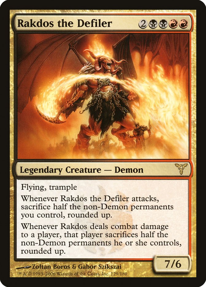 Rakdos the Defiler [Dissension] | Kessel Run Games Inc. 