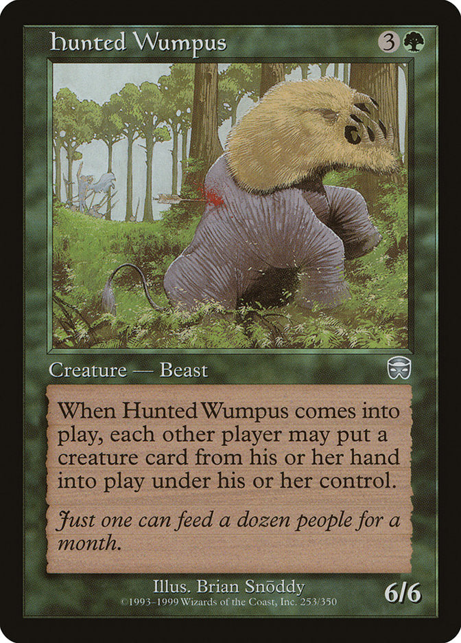 Hunted Wumpus [Mercadian Masques] | Kessel Run Games Inc. 