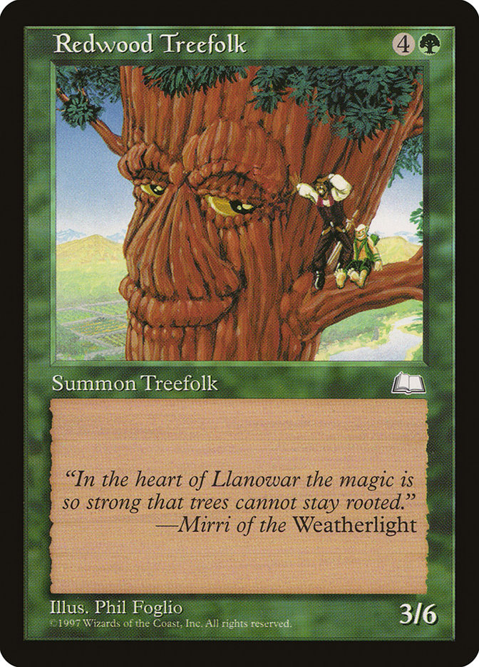 Redwood Treefolk [Weatherlight] | Kessel Run Games Inc. 