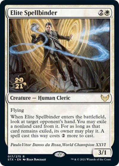 Elite Spellbinder [Strixhaven: School of Mages Prerelease Promos] | Kessel Run Games Inc. 