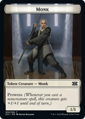 Egg // Monk Double-Sided Token [Double Masters 2022 Tokens] | Kessel Run Games Inc. 
