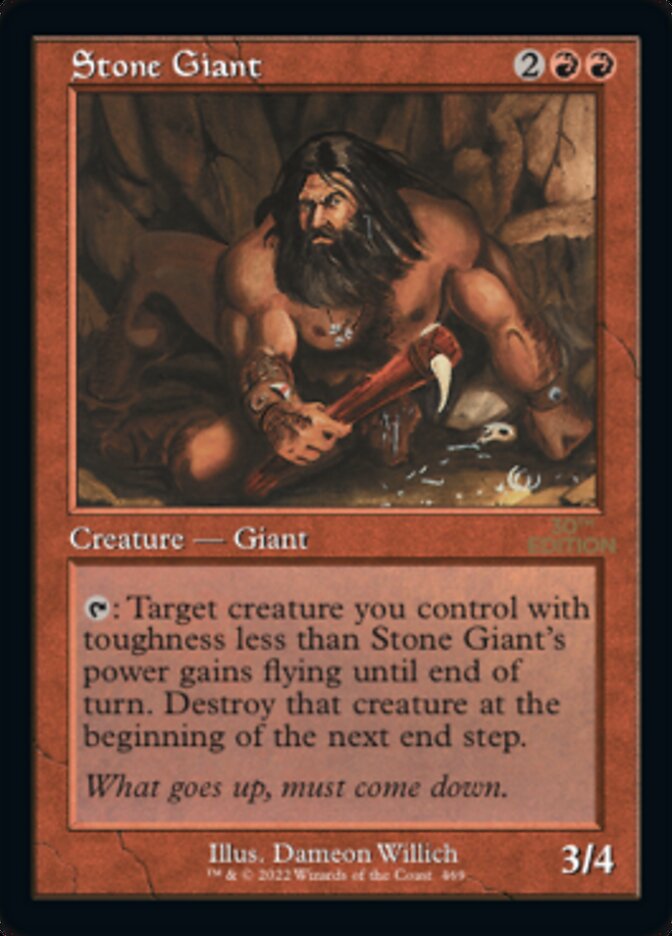 Stone Giant (Retro) [30th Anniversary Edition] | Kessel Run Games Inc. 