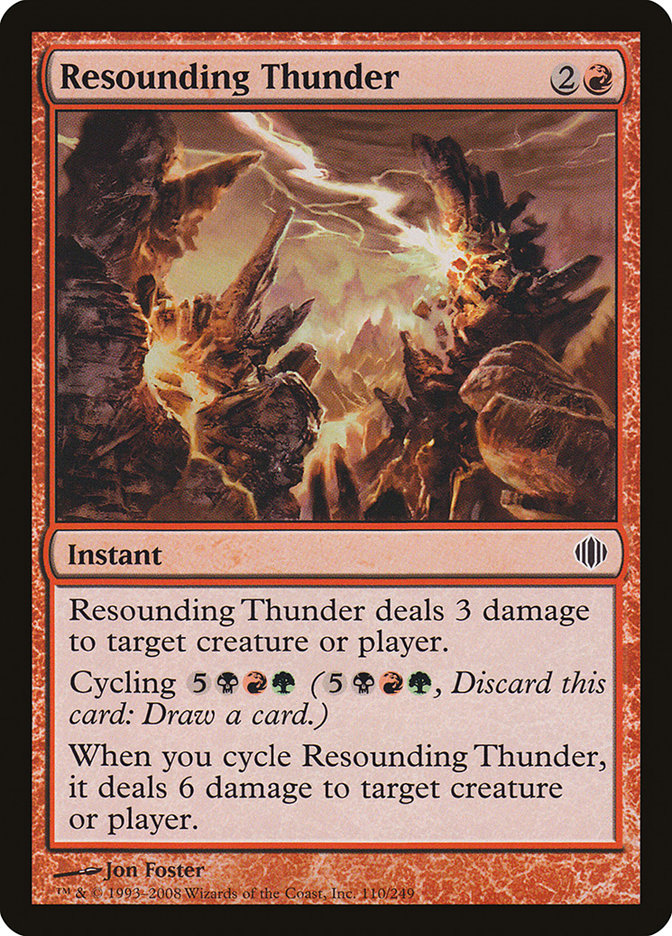 Resounding Thunder [Shards of Alara] | Kessel Run Games Inc. 