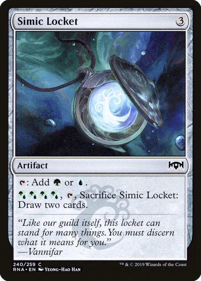 Simic Locket [Ravnica Allegiance] | Kessel Run Games Inc. 