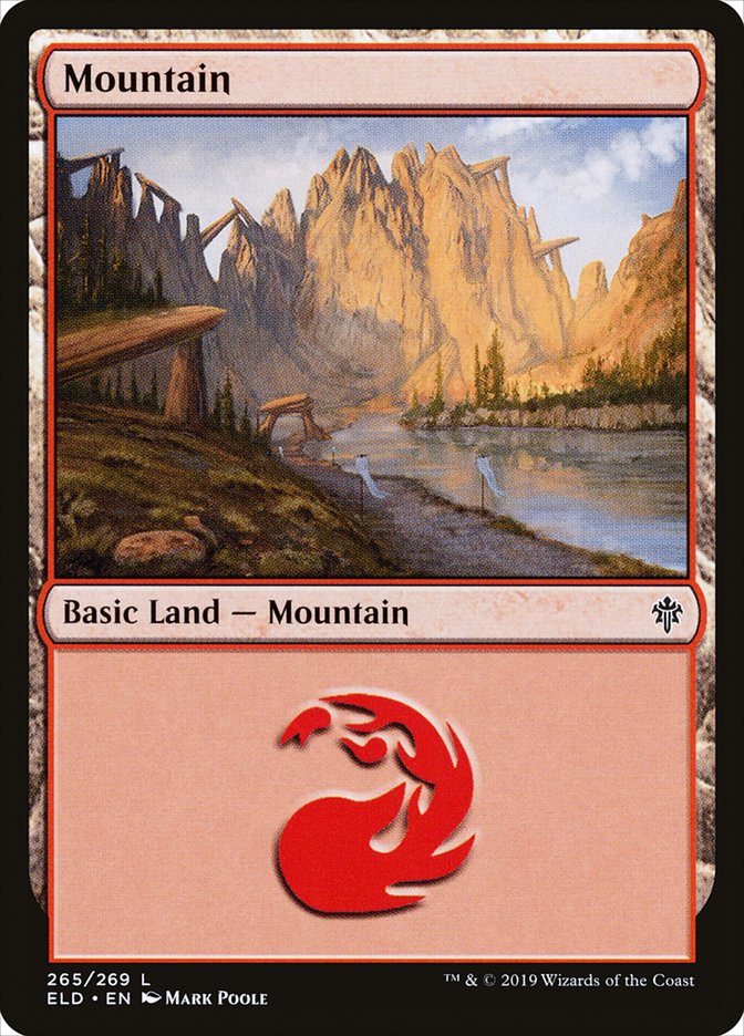Mountain (265) [Throne of Eldraine] | Kessel Run Games Inc. 