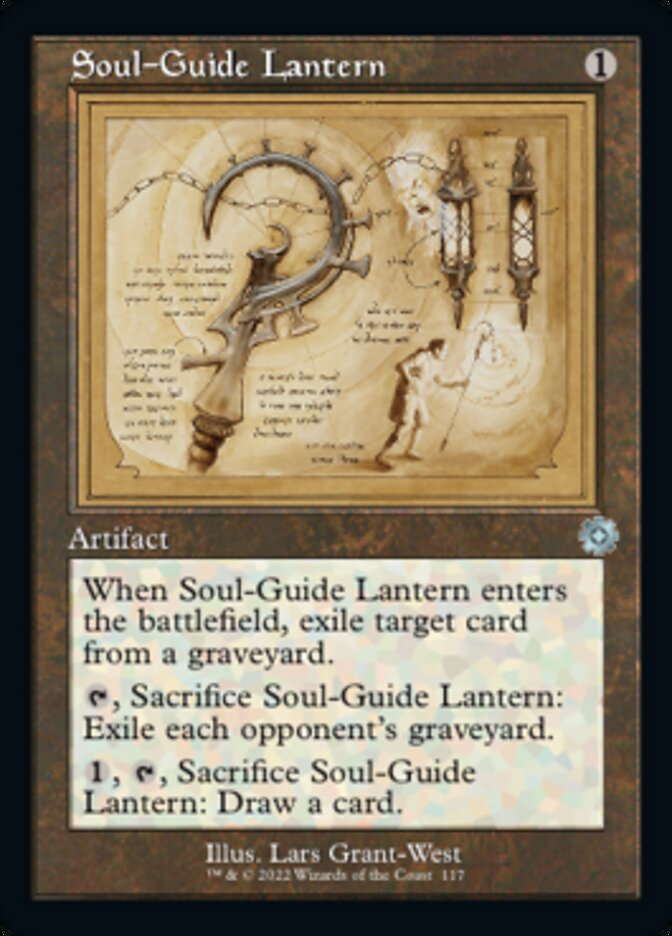 Soul-Guide Lantern (Retro Schematic) [The Brothers' War Retro Artifacts] | Kessel Run Games Inc. 