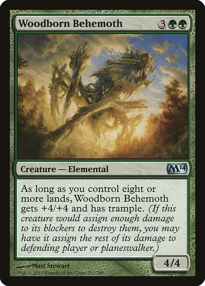 Woodborn Behemoth [Magic 2014] | Kessel Run Games Inc. 