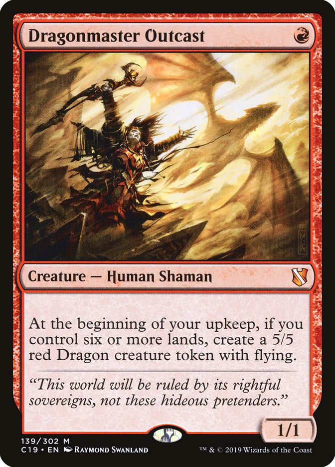 Dragonmaster Outcast [Commander 2019] | Kessel Run Games Inc. 