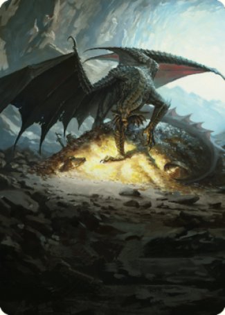 Ancient Copper Dragon Art Card (04) [Commander Legends: Battle for Baldur's Gate Art Series] | Kessel Run Games Inc. 