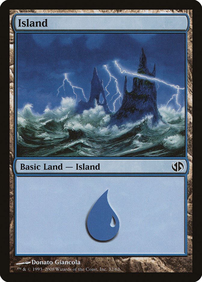 Island (32) [Duel Decks: Jace vs. Chandra] | Kessel Run Games Inc. 