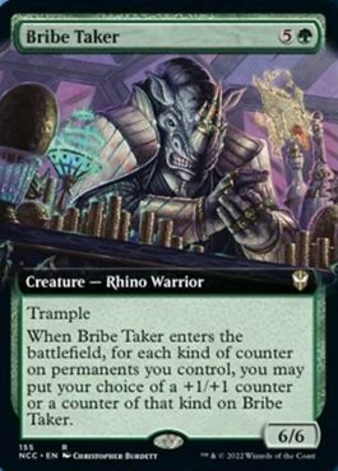 Bribe Taker (Extended Art) [Streets of New Capenna Commander] | Kessel Run Games Inc. 