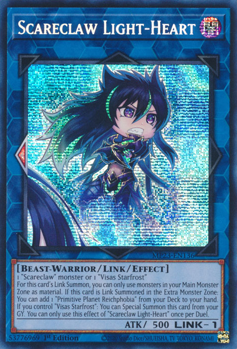 Scareclaw Light-Heart [MP23-EN136] Prismatic Secret Rare | Kessel Run Games Inc. 