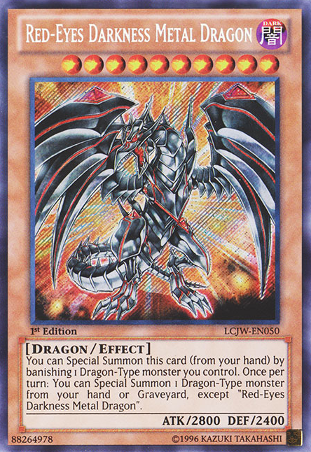 Red-Eyes Darkness Metal Dragon [LCJW-EN050] Secret Rare | Kessel Run Games Inc. 