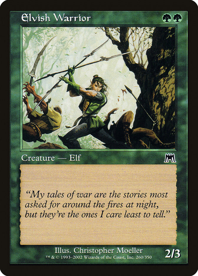 Elvish Warrior [Onslaught] | Kessel Run Games Inc. 