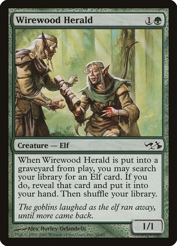 Wirewood Herald [Duel Decks: Elves vs. Goblins] | Kessel Run Games Inc. 