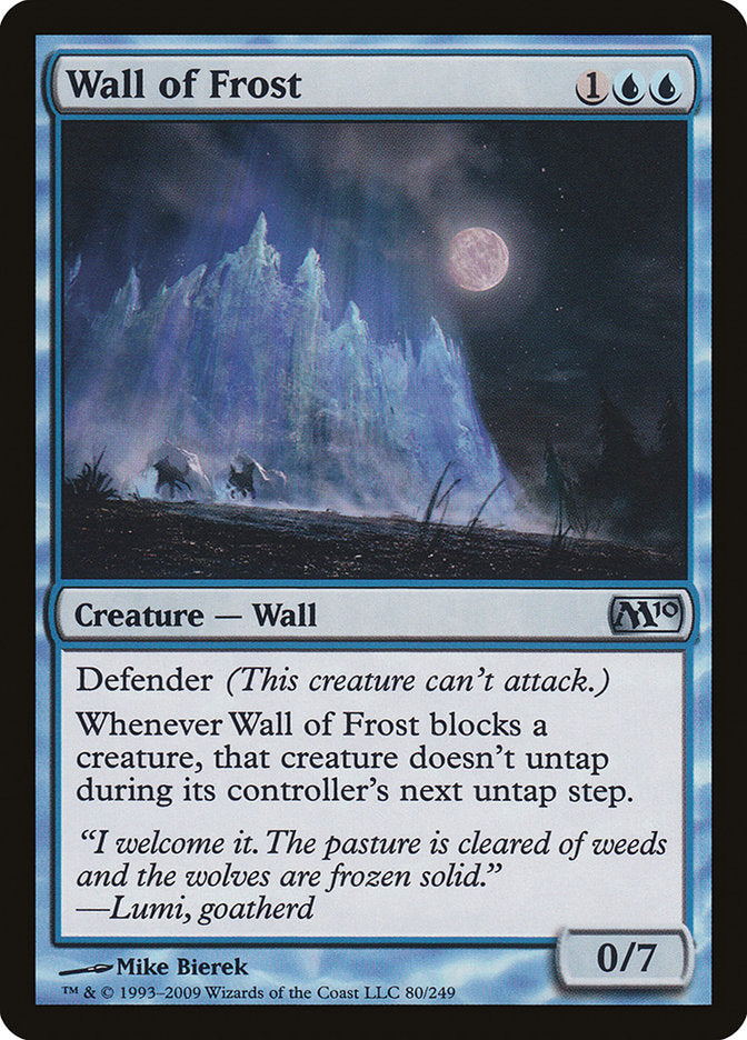 Wall of Frost [Magic 2010] | Kessel Run Games Inc. 