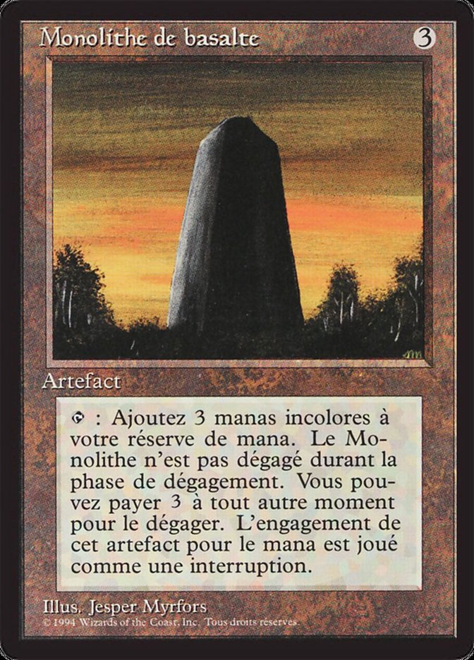 Basalt Monolith [Foreign Black Border] | Kessel Run Games Inc. 