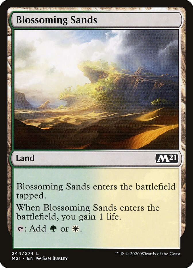 Blossoming Sands [Core Set 2021] | Kessel Run Games Inc. 