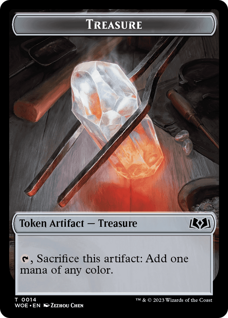 Treasure Token [Wilds of Eldraine Tokens] | Kessel Run Games Inc. 