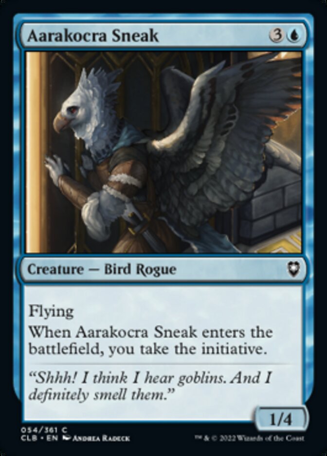 Aarakocra Sneak [Commander Legends: Battle for Baldur's Gate] | Kessel Run Games Inc. 