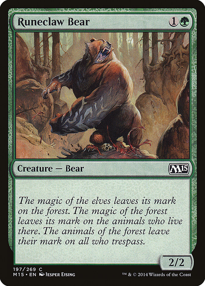 Runeclaw Bear [Magic 2015] | Kessel Run Games Inc. 