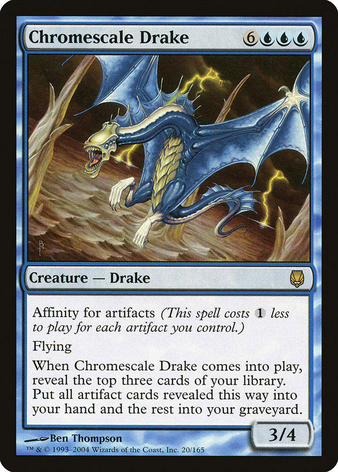 Chromescale Drake [Darksteel] | Kessel Run Games Inc. 
