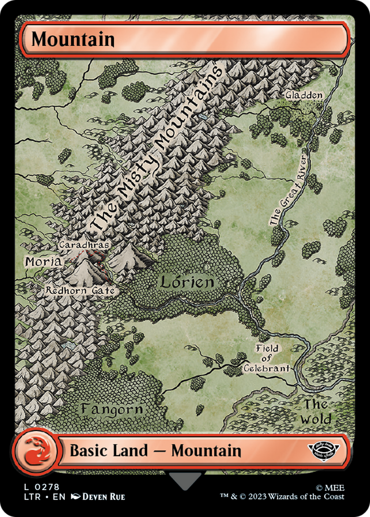 Mountain (278) [The Lord of the Rings: Tales of Middle-Earth] | Kessel Run Games Inc. 