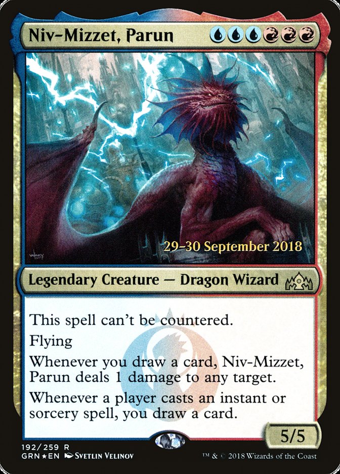 Niv-Mizzet, Parun [Guilds of Ravnica Prerelease Promos] | Kessel Run Games Inc. 