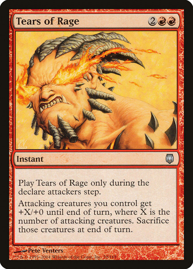 Tears of Rage [Darksteel] | Kessel Run Games Inc. 