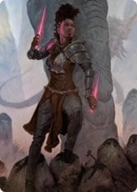 Kaya the Inexorable Art Card [Kaldheim Art Series] | Kessel Run Games Inc. 