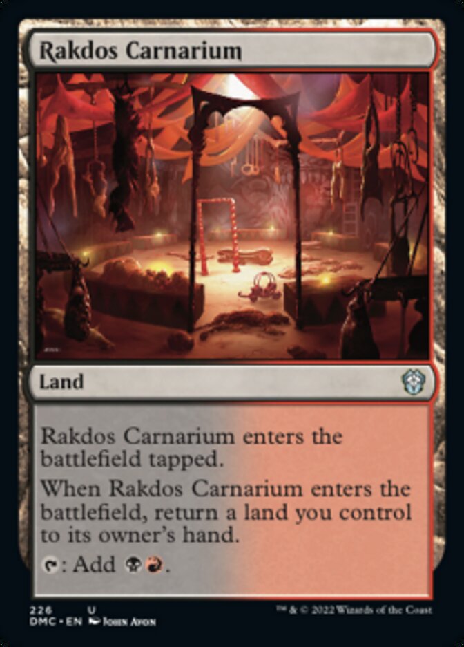 Rakdos Carnarium [Dominaria United Commander] | Kessel Run Games Inc. 