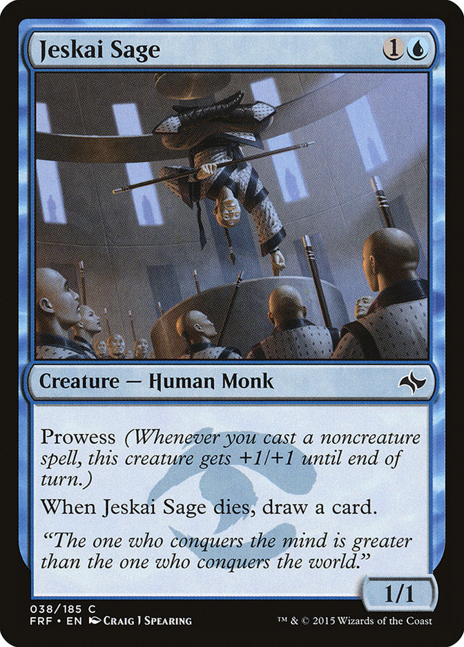 Jeskai Sage [Fate Reforged] | Kessel Run Games Inc. 