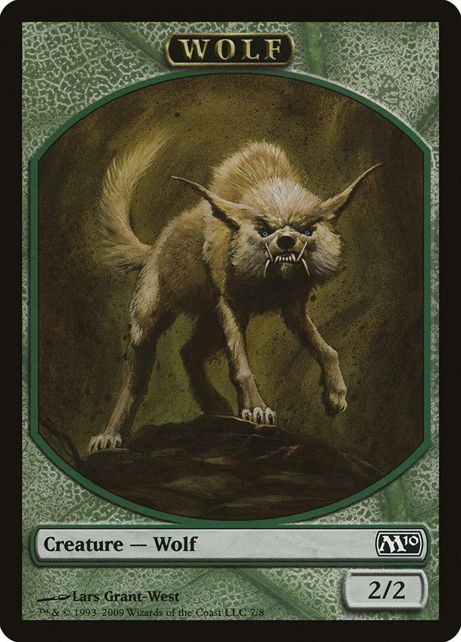 Wolf Token [Magic 2010 Tokens] | Kessel Run Games Inc. 