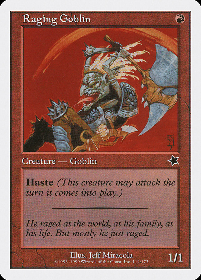 Raging Goblin [Starter 1999] | Kessel Run Games Inc. 