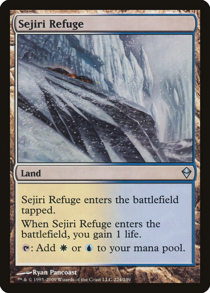 Sejiri Refuge [Zendikar] | Kessel Run Games Inc. 