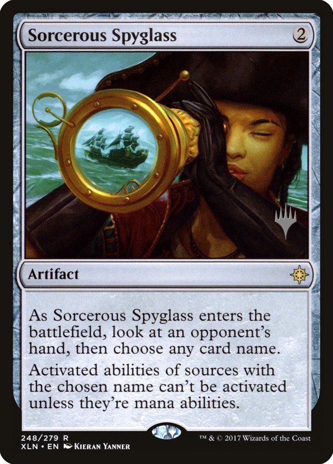 Sorcerous Spyglass (Promo Pack) [Ixalan Promos] | Kessel Run Games Inc. 