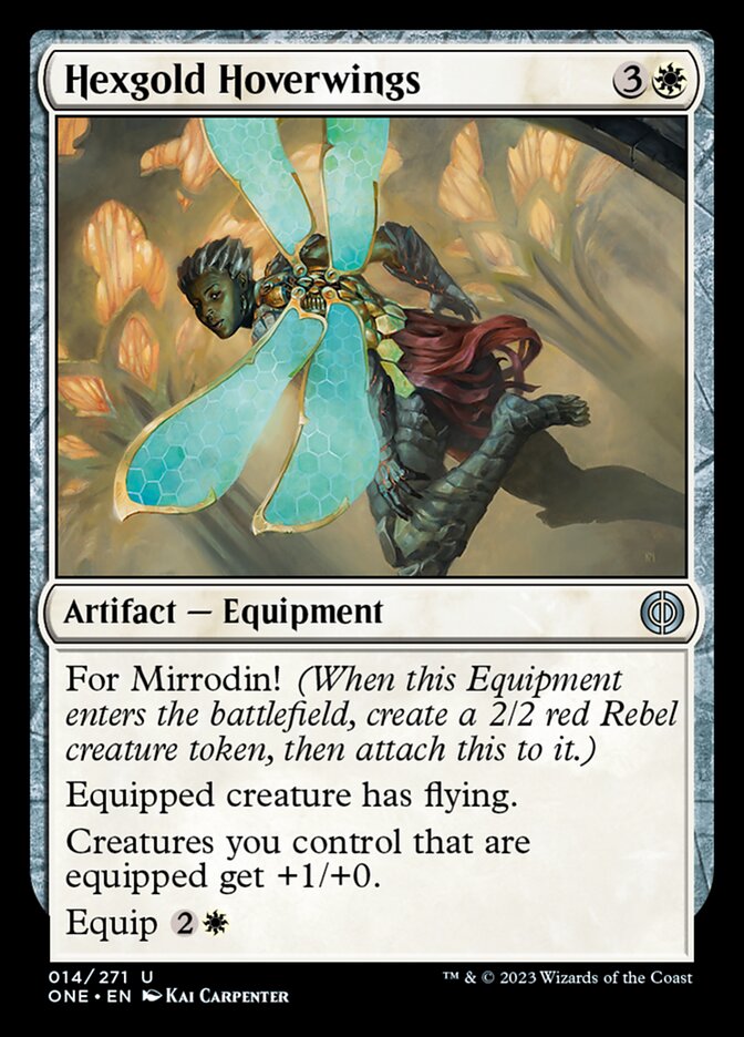 Hexgold Hoverwings [Phyrexia: All Will Be One] | Kessel Run Games Inc. 