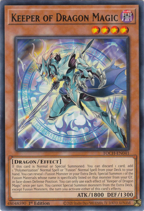 Keeper of Dragon Magic [TOCH-EN041] Rare | Kessel Run Games Inc. 