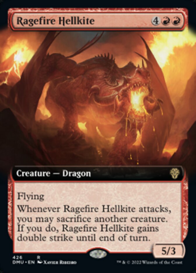 Ragefire Hellkite (Extended Art) [Dominaria United] | Kessel Run Games Inc. 