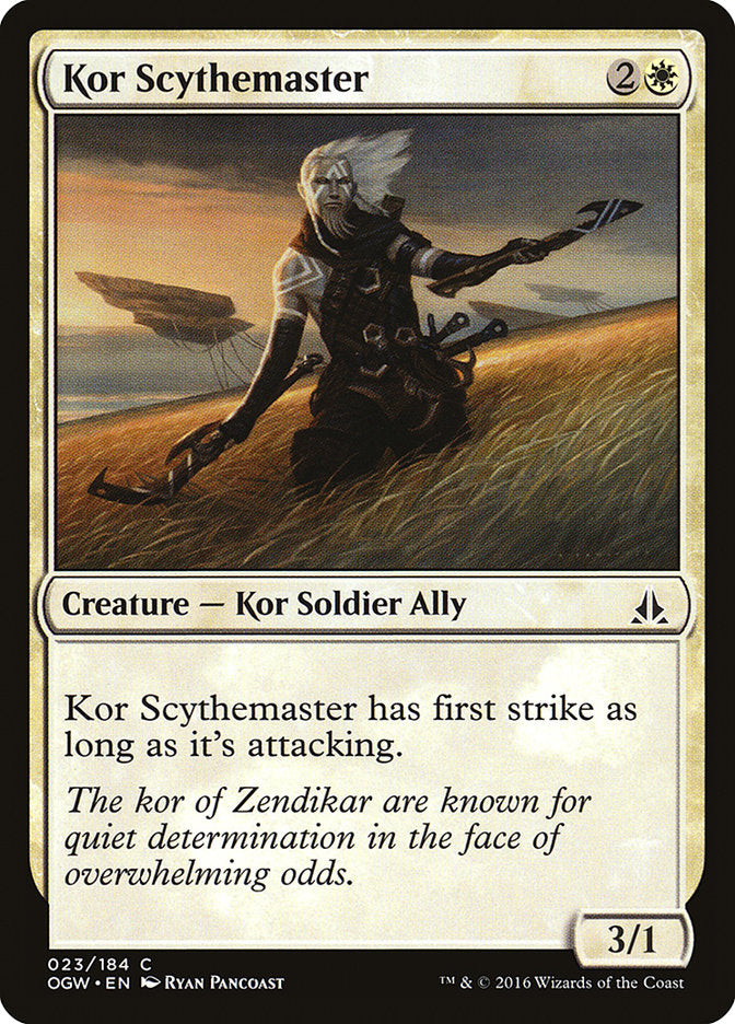 Kor Scythemaster [Oath of the Gatewatch] | Kessel Run Games Inc. 